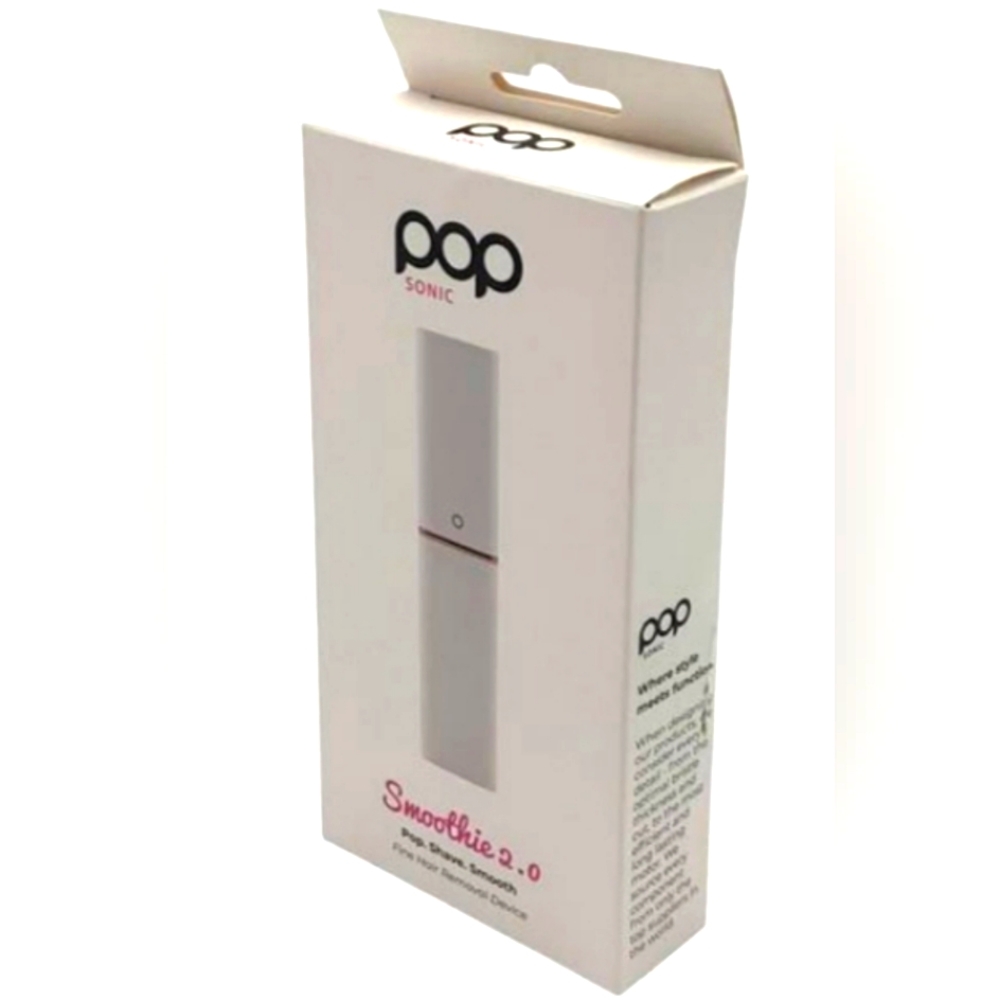 Pop Sonic Smoothie 2.0 Fine Hair Removal White New In Box